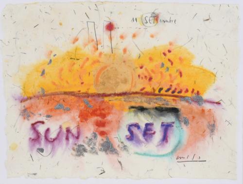 GERARD SALA (1942). "11 SETEMBRE" and Untitled.
