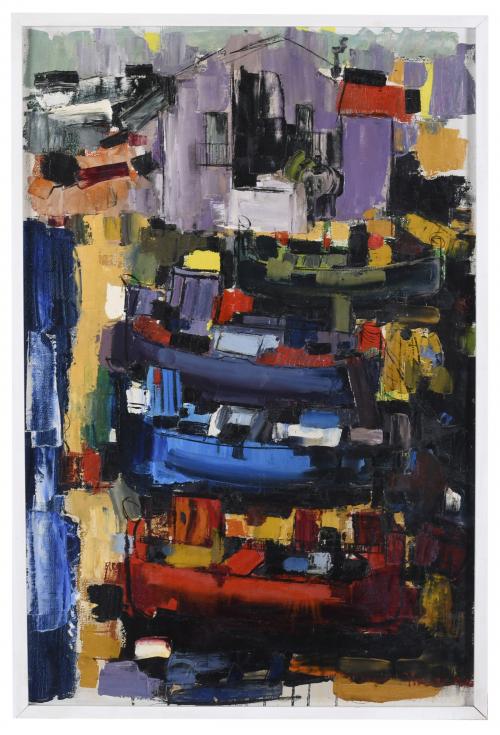 SPANISH SCHOOL, SECOND HALF 20TH CENTURY. "URBAN VIEW".