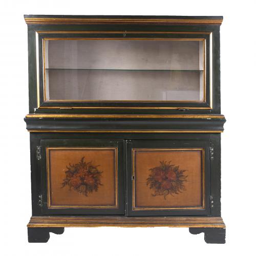 SPANISH DISPLAY CABINET, MID 20TH CENTURY.