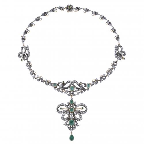 NECKLACE-BROOCH, EARLY 20TH CENTURY.