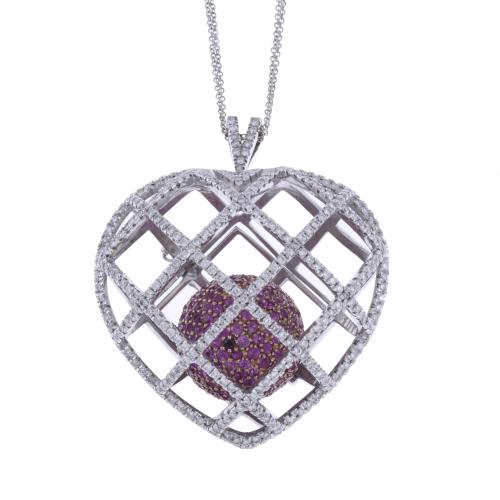 HEART CAGE PENDANT.