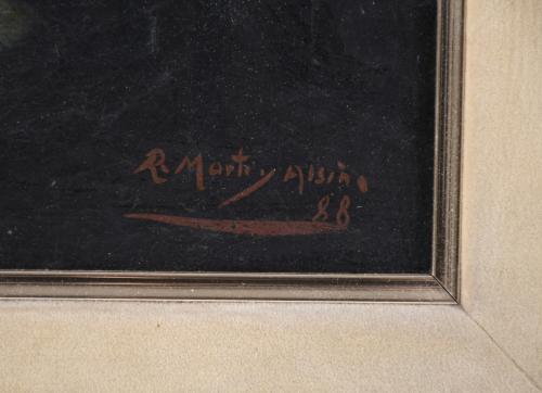 RAMÓN MARTÍ ALSINA (1826-1894). "A LA TERRASSA (ON THE TERR