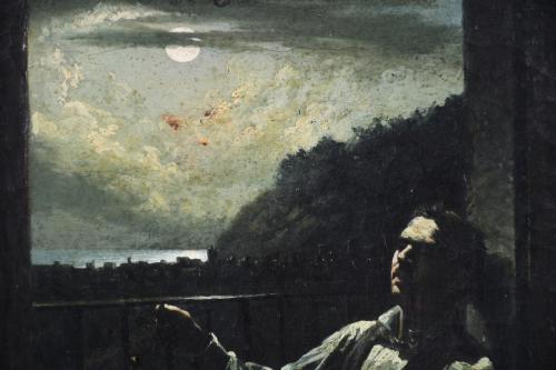 RAMÓN MARTÍ ALSINA (1826-1894). "A LA TERRASSA (ON THE TERR