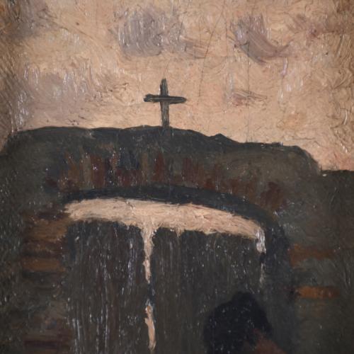 MODEST URGELL I INGLADA (1839-1919). "CEMETERY PORT WITH A 