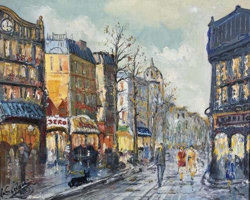 20TH CENTURY SPANISH SCHOOL. "PARIS".