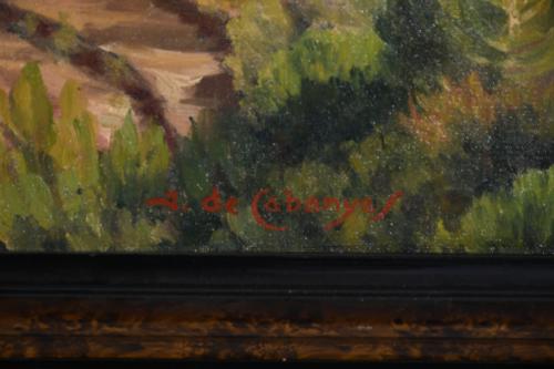 JOSEP DE CABANYES (?-c.1951). "SANT GENIS (HORTA)".