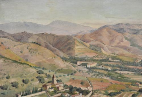 JOSEP DE CABANYES (?-c.1951). "SANT GENIS (HORTA)".