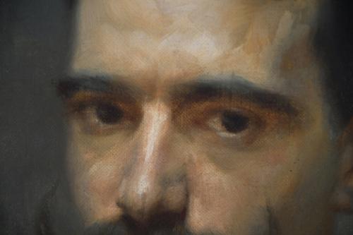 EDUARD FLÒ GUITART (1881-1958). "RETRATO DE MIQUEL BAYONA D