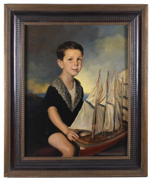 FERNANDO ÁLVAREZ DE SOTOMAYOR (1875-1960). "PORTRAIT OF A B