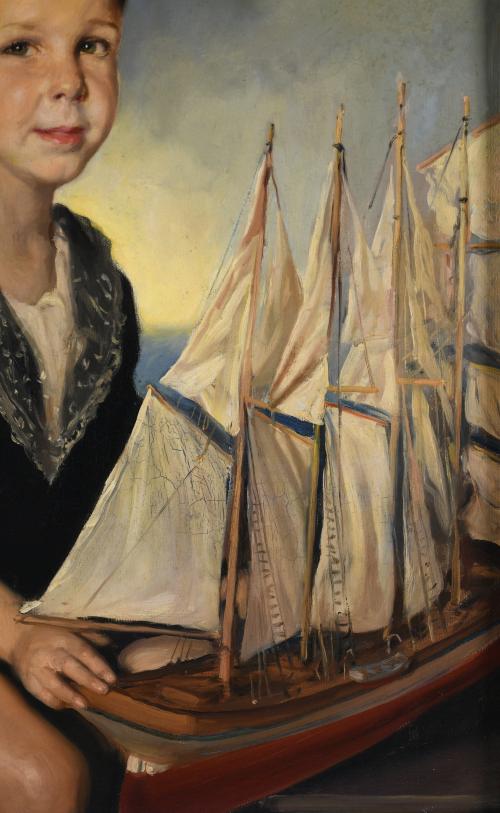 FERNANDO ÁLVAREZ DE SOTOMAYOR (1875-1960). "PORTRAIT OF A B