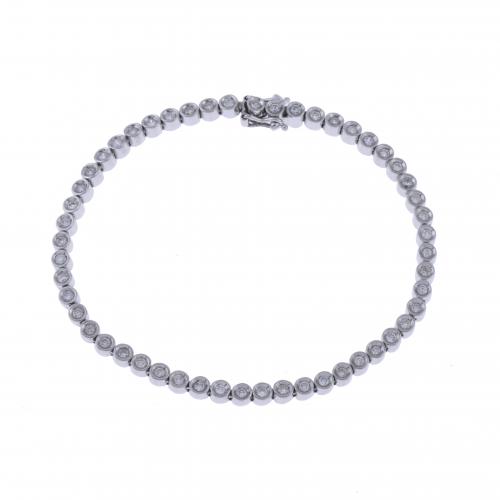 PULSERA RIVIÈRE DE DIAMANTES.