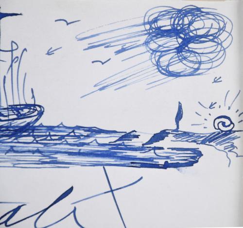 SALVADOR DALÍ I DOMÈNECH (1904-1989). "COASTAL LANDSCAPE WI