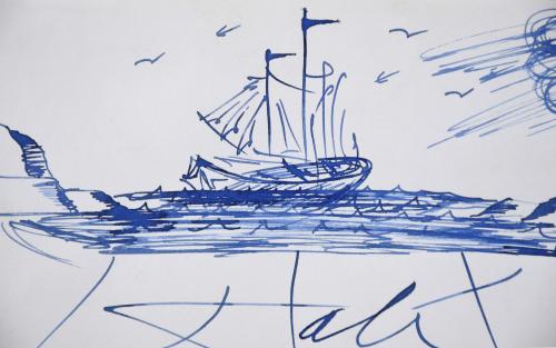 SALVADOR DALÍ I DOMÈNECH (1904-1989). "COASTAL LANDSCAPE WI