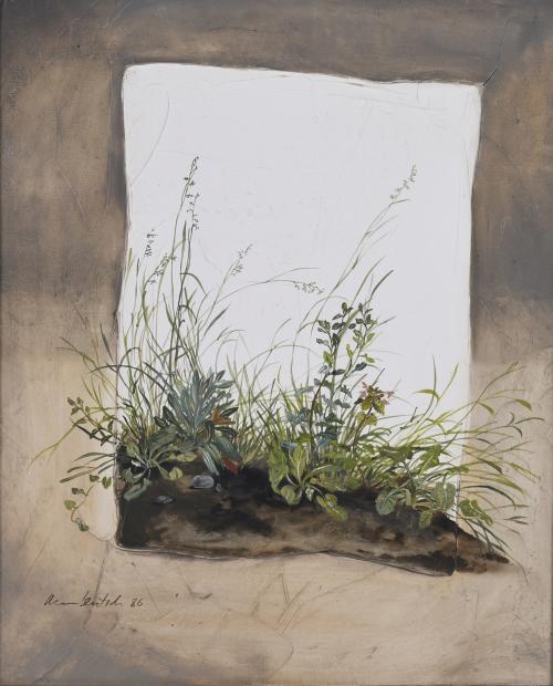 ANA LENTSCH (1943). "COMPOSICIÓN FLORAL", 1986. 