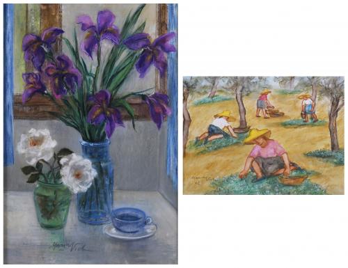 MARIA VICH (1931). "LIRIOS Y ROSAS" Y "RECOLECTORAS".