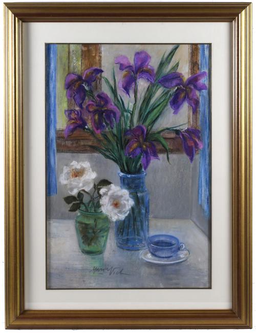MARIA VICH (1931). "LILIES AND ROSES" AND "PICKERS".
