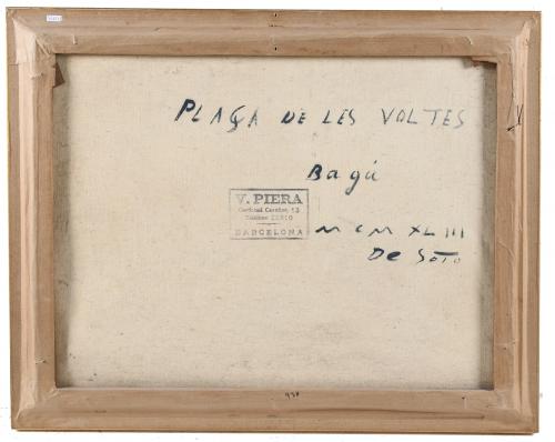 RAFAEL FERNÁNDEZ DE SOTO (1915-1984). "PLAÇA DE LES VOLTES"