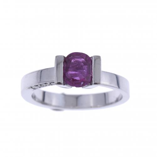 RING WITH RUBY.