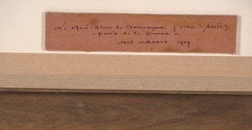 JOSÉ MINGRET (1880-1969). "LE MONT-BLANC DE COURMAYEUR (VAL
