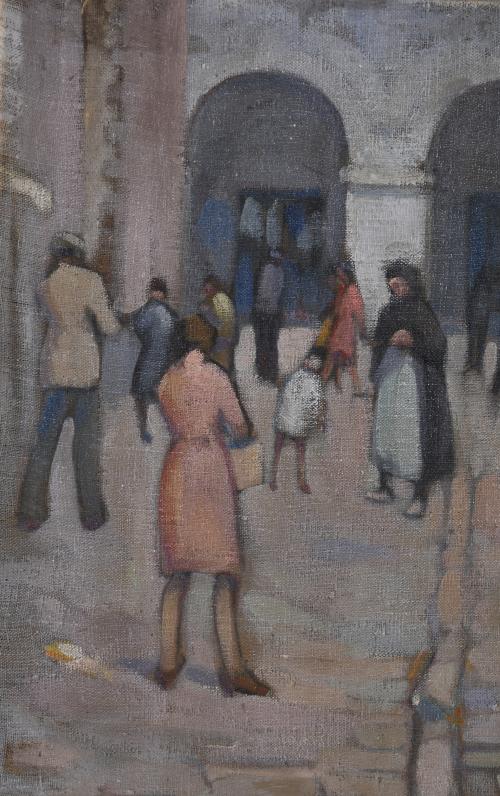 20TH CENTURY MAJORCAN SCHOOL. "FIGURES".
