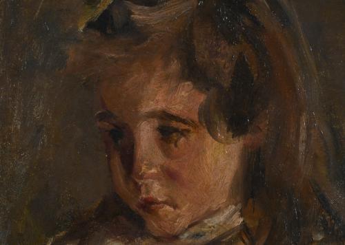 FRANCESC GIMENO ARASA (1858-1927). "PORTRAIT OF HIS DAUGHTE