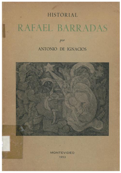 ANTONIO DE IGNACIOS. "HISTORIAL RAFAEL BARRADAS".