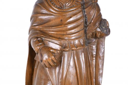 16TH-17TH CENTURIES SPANISH SCHOOL. "HOLY MAN".