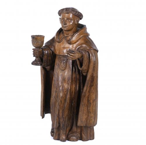 16TH-17TH CENTURIES SPANISH SCHOOL. "BISHOP".