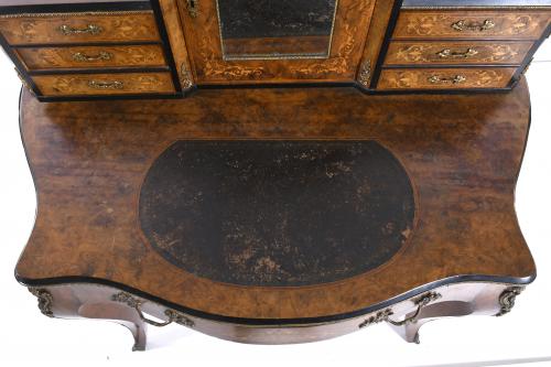FRENCH DRESSER DESK, LOUIS XV STYLE, 20TH CENTURY.