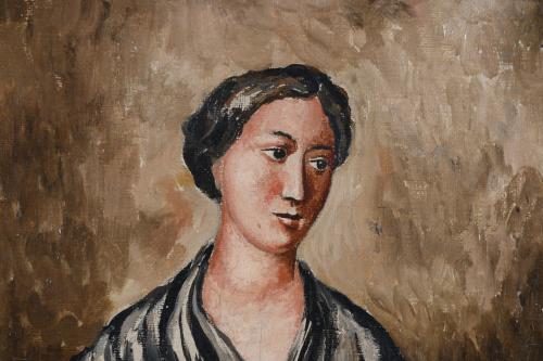 PERE PRUNA OCERANS (1904-1977). "GIRL WITH A CHILD", 1933.