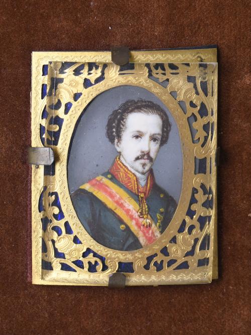 19TH CENTURY, SPANISH SCHOOL. SIXTEEN MINIATURES WITH POLIT