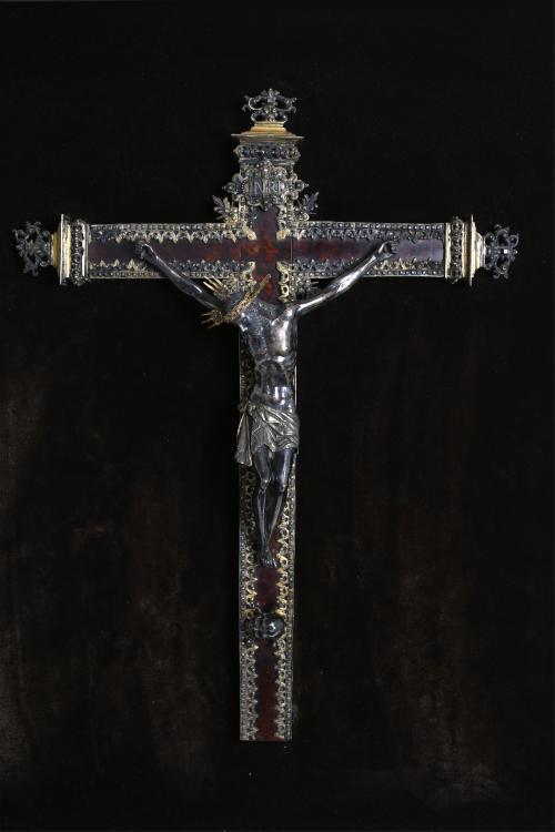 19TH-20TH CENTURIES SPANISH SCHOOL. CRUCIFIED CHRIST.