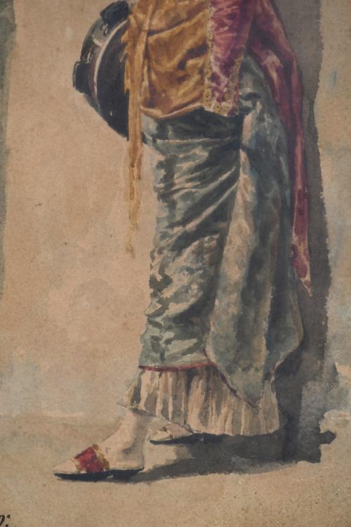 19TH CENTURY, SPANISH SCHOOL. "GYPSY WOMAN".