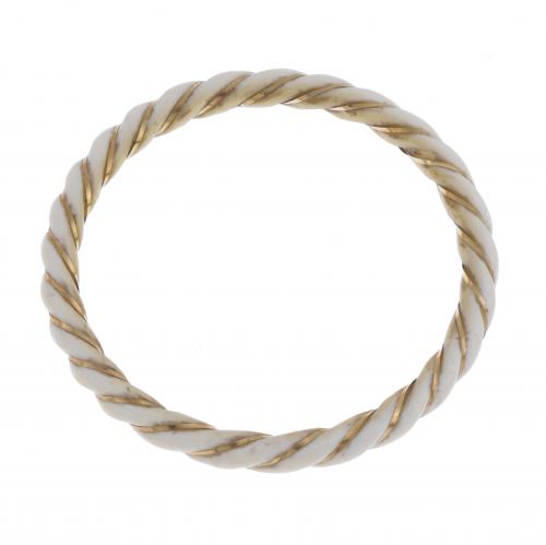 BONE BANGLE BRACELET.