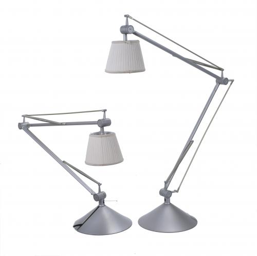 PHILIPPE STARCK (1949) PAIR OF "ARCHIMOON" DESK LAMPS.