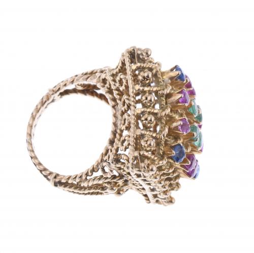 RING WITH GEMSTONES