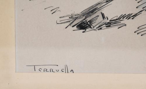 JOAQUIM TERRUELLA MATILLA (1891-1957). PAREJA DE ESCENAS TA