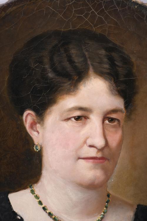 RAMÓN MARTÍ ALSINA (1826-1894). "RETRATO MUJER".