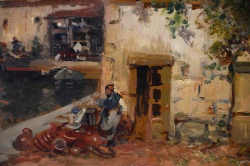 ANDRÉS LARRAGA Y MONTANER (1861-1931). "VISTA PINTORESCA DE