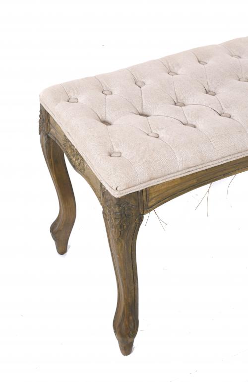 LOUIS XV STYLE STOOL, MID 20TH CENTURY.