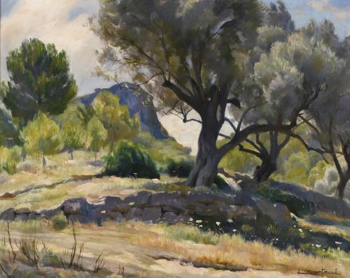 LLUÍS MUNTANÉ MUNS (1899-1987). "LANDSCAPE".