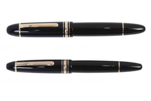 MONTBLANC MEISTERSTÜCK. DOS PLUMAS ESTILOGRÁFICAS, MODELOS 