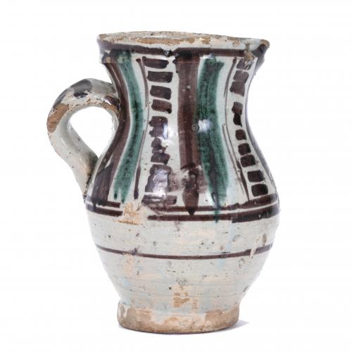 SMALL TERUEL JUG, 18TH-19TH CENTURY.