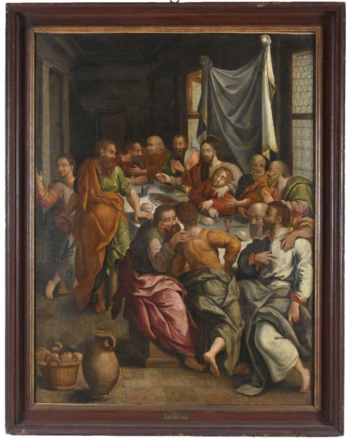 ATTRIBUTED TO PABLO DE CÉSPEDES (1538-1608). "LAST DINNER".