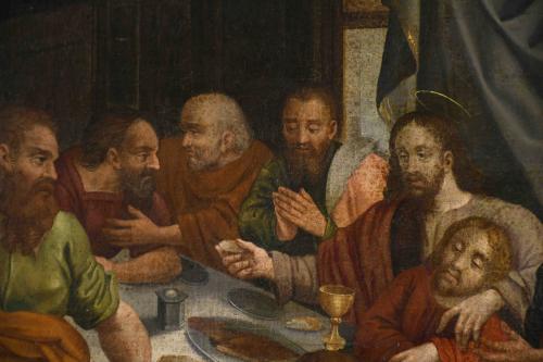 ATRIBUIDO A PABLO DE CÉSPEDES (1538-1608). "ÚLTIMA CENA".