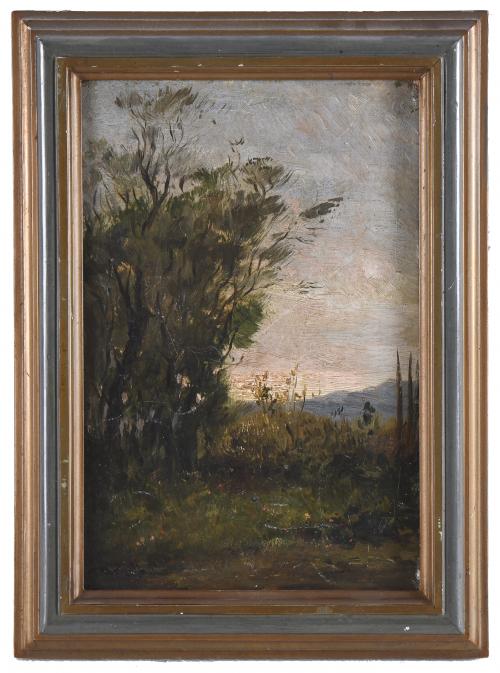 ESCUELA CATALANA, SIGLO XIX. "PAISAJE".