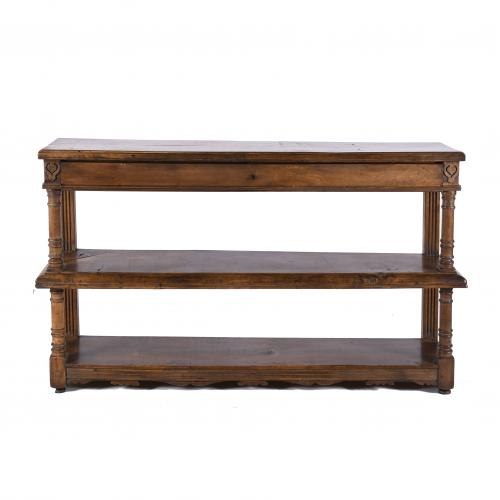 CATALAN SIDEBOARD WITH DRAWERS. 19TH CENTURY.