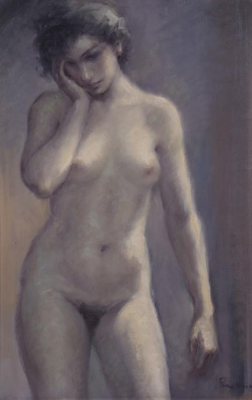 ROSER VINARDELL (1941).  "FEMALE NUDE".