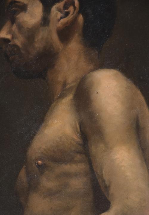 19TH CENTURY CATALAN SCHOOL. "MALE ACADEMIC PORTRAIT".