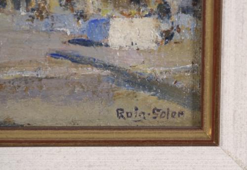 JOAN ROIG Y SOLER (1852-1909). "PROCESSION/PARADE".